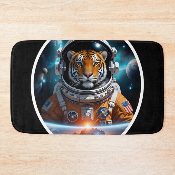 Item preview, Cool Tiger Astronaut In Space designed and sold by TheArtOfPat.