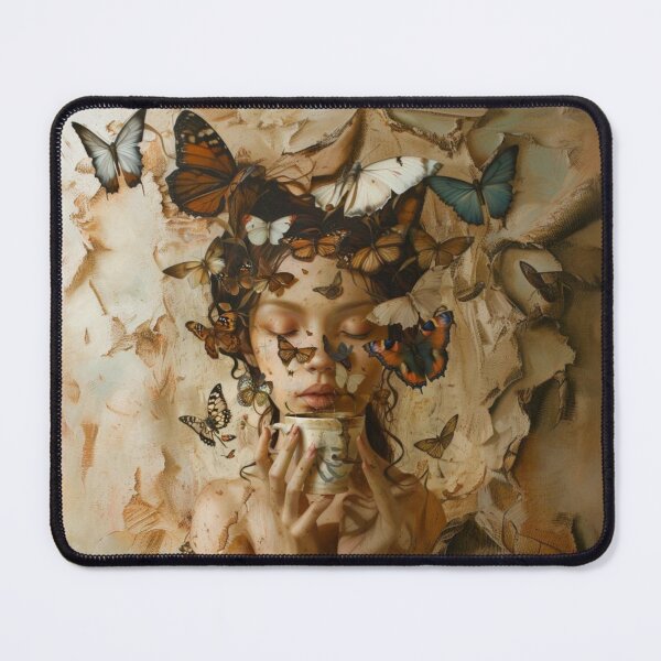 Item preview, Butterfly Reverie And Coffee Art designed and sold by Obsidian Ink by Wilshire.