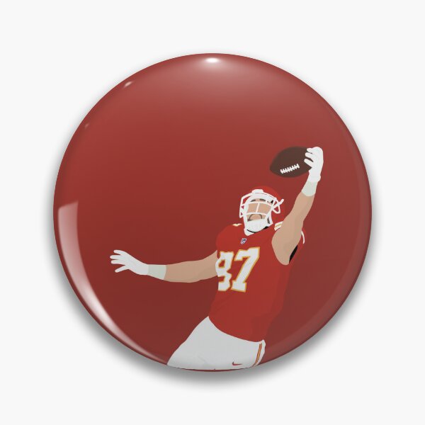 Item preview, Travis Kelce ilustración de fútbol americano  designed and sold by ArlemUnivers.