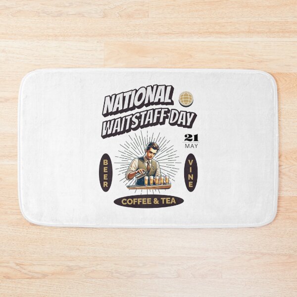 Item preview, National Waitstaff Day designed and sold by warrior4print.