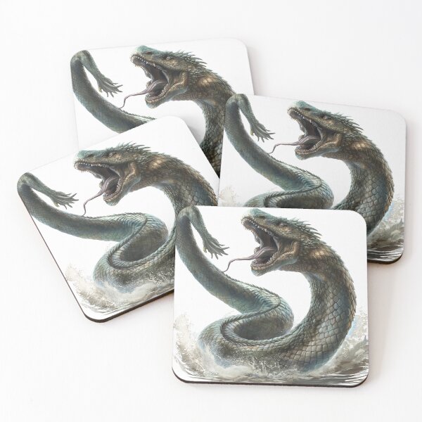 Item preview, Serpent on the water.  Sea serpent, sticker designed and sold by TopherK-Designs.