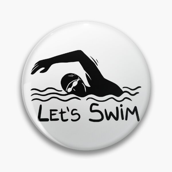 Item preview, Let's swim, sport silhouette art. designed and sold by ramonparaiba.