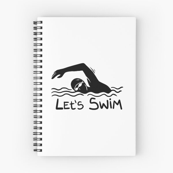 Item preview, Let's swim, sport silhouette art. designed and sold by ramonparaiba.