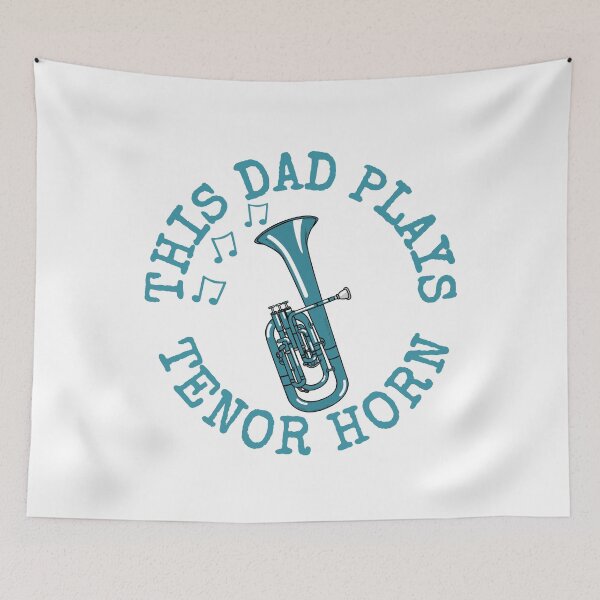 Item preview, This Dad Plays Tenor Horn, Father's Day Brass Musician designed and sold by doodlerob.