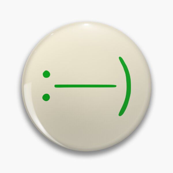 Item preview, Vintage Smiley Face Emoticon (v7) designed and sold by TimespunThreads.