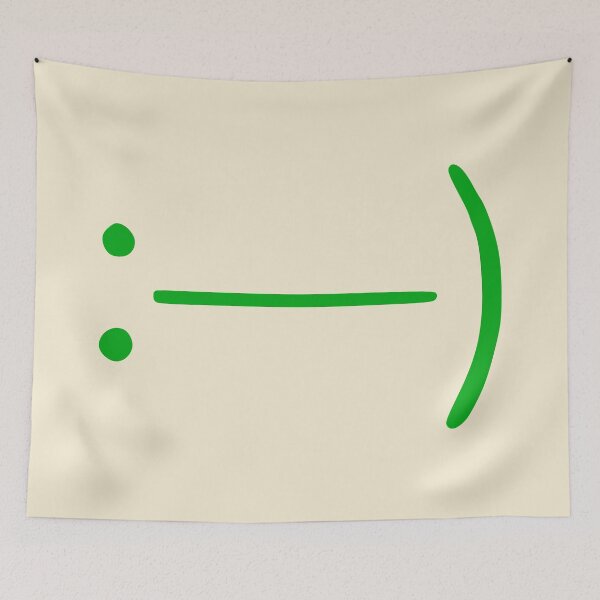 Item preview, Vintage Smiley Face Emoticon (v7) designed and sold by TimespunThreads.