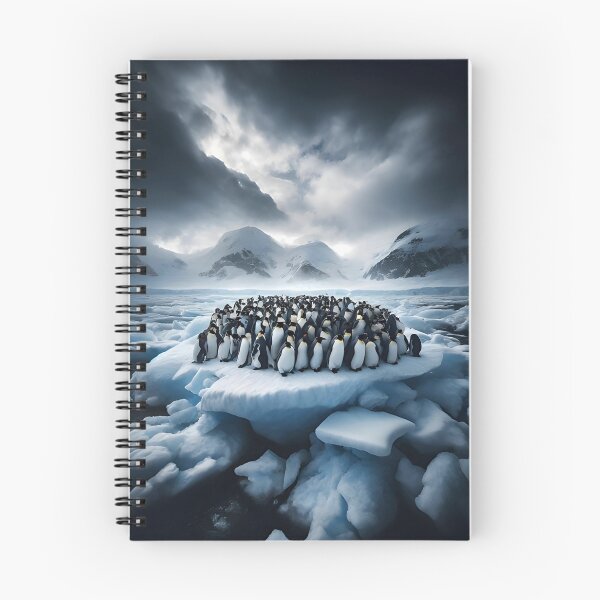 Item preview, Penguins on Icy Landscape designed and sold by Enchanting Art Vista.