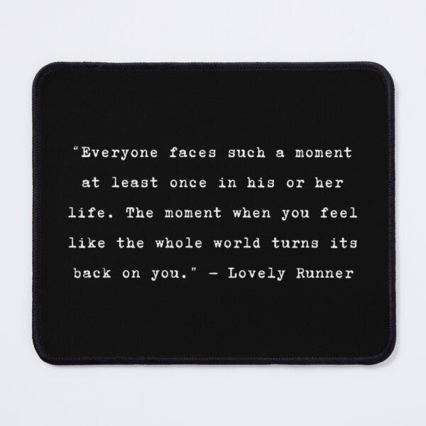 Item preview, Lovely Runner Korean Drama Quote designed and sold by ArtRaftPro.