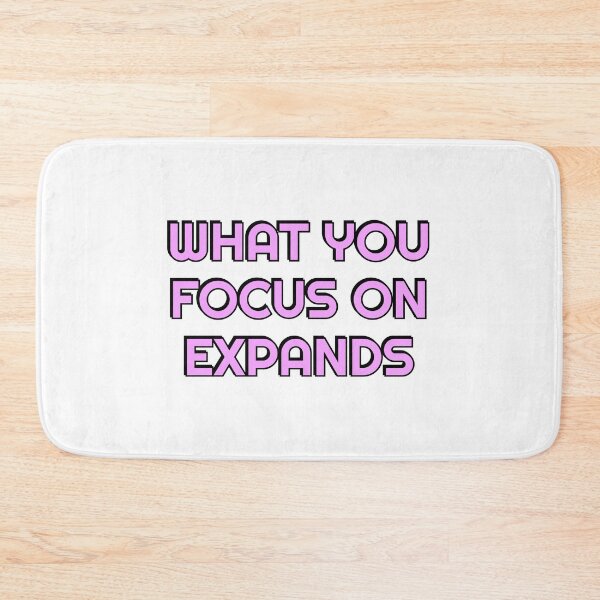 Item preview, Focus quotes - what you focus on expands - Buddhism designed and sold by Inspirationmotivation.