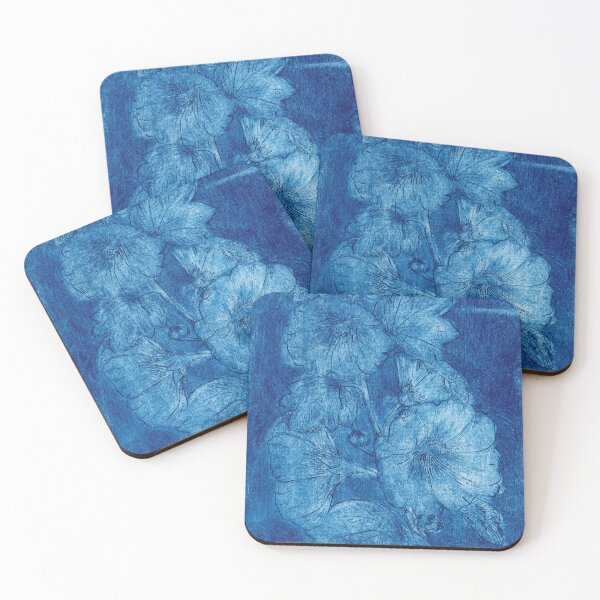 Item preview, Blue Intaglio Alcea Hollyhock designed and sold by kapowy27.