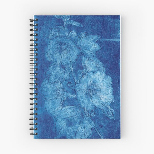 Item preview, Blue Intaglio Alcea Hollyhock designed and sold by kapowy27.