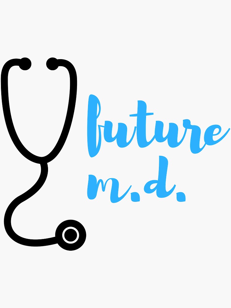 "Future MD" Sticker for Sale by leeschmidtay Redbubble
