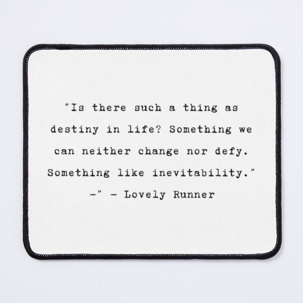 Item preview, Lovely Runner Korean Drama Quote designed and sold by ArtRaftPro.