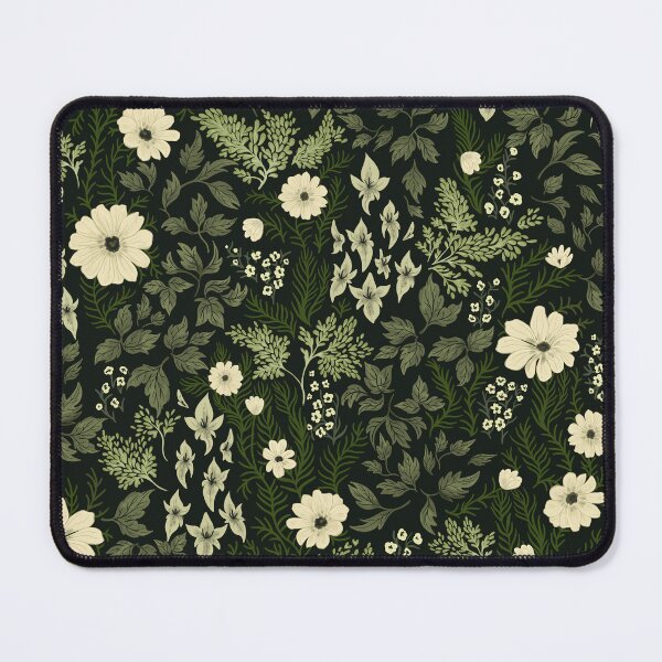 Item preview, Woodland Nouveau Pattern Forest Green designed and sold by lauragraves.