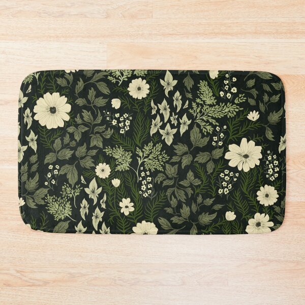 Item preview, Woodland Nouveau Pattern Forest Green designed and sold by lauragraves.