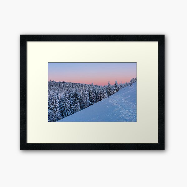 Item preview, Forêt de sapins en hiver sous la neige designed and sold by Jean Isenmann.
