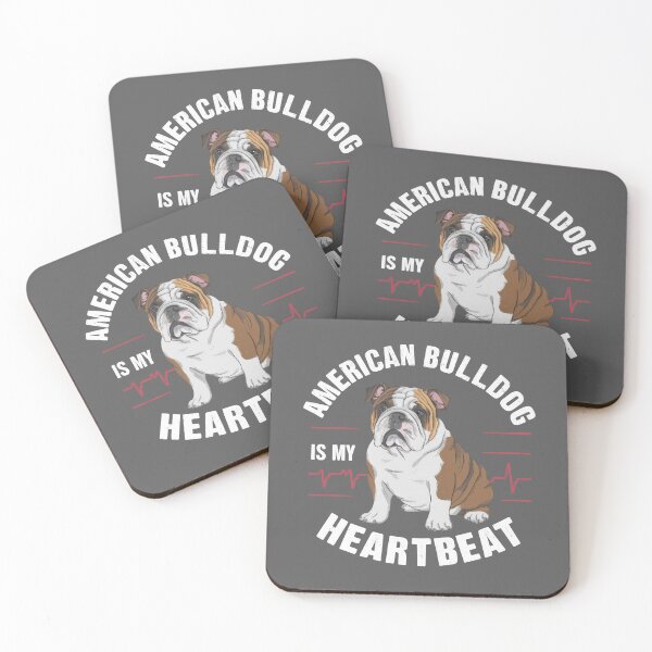 Item preview, American Bulldog Is My Heartbeat designed and sold by MGRcompany.
