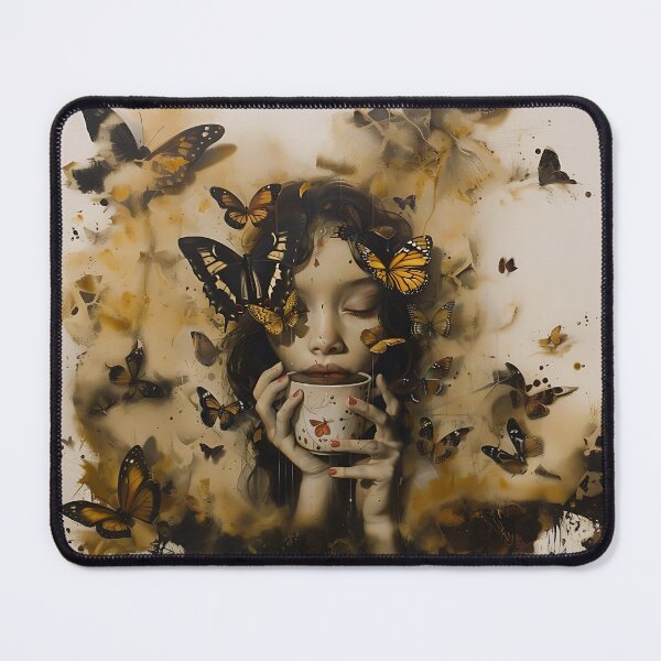 Item preview, Butterfly Reverie And Coffee Art designed and sold by Obsidian Ink by Wilshire.