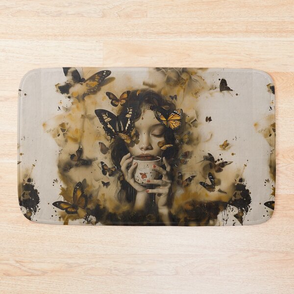 Item preview, Butterfly Reverie And Coffee Art designed and sold by Obsidian Ink by Wilshire.