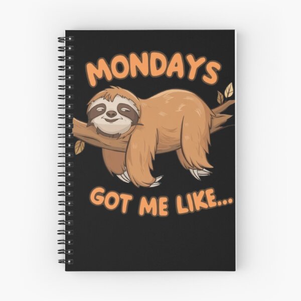 Item preview, Mondays Sloth designed and sold by Flirt-Teez.