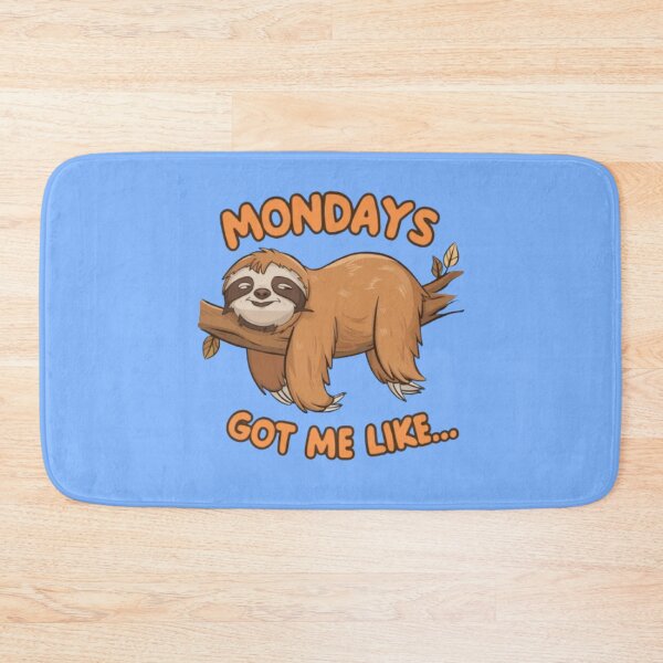 Item preview, Mondays Sloth designed and sold by Flirt-Teez.