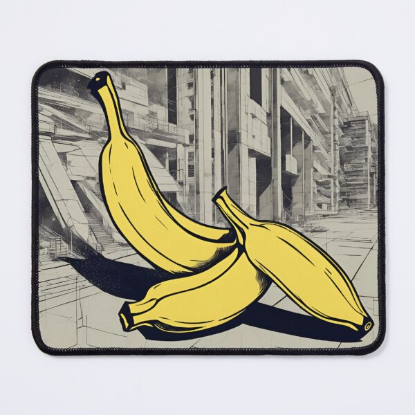 Item preview, Bananas and Concrete - banana neo-brutalism style designed and sold by Funny-Banana.