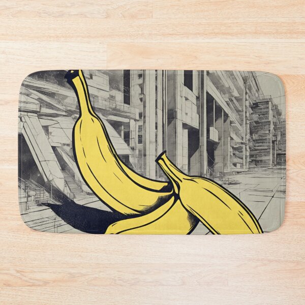 Item preview, Bananas and Concrete - banana neo-brutalism style designed and sold by Funny-Banana.
