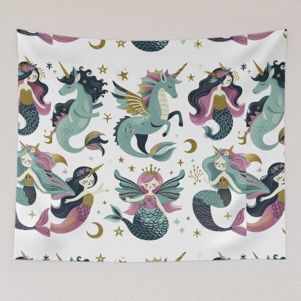 Item preview, Mermaid Mystique: Shimmering Depths designed and sold by Dominika Farkašová.