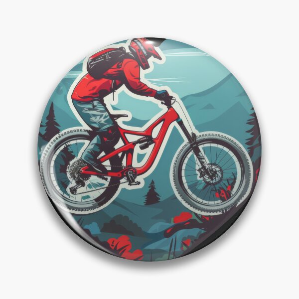 Item preview, mountain biker - MTB designed and sold by FlowersColorful.