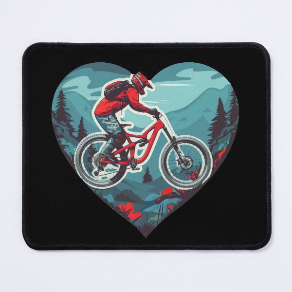 Item preview, mountain biker - MTB designed and sold by FlowersColorful.