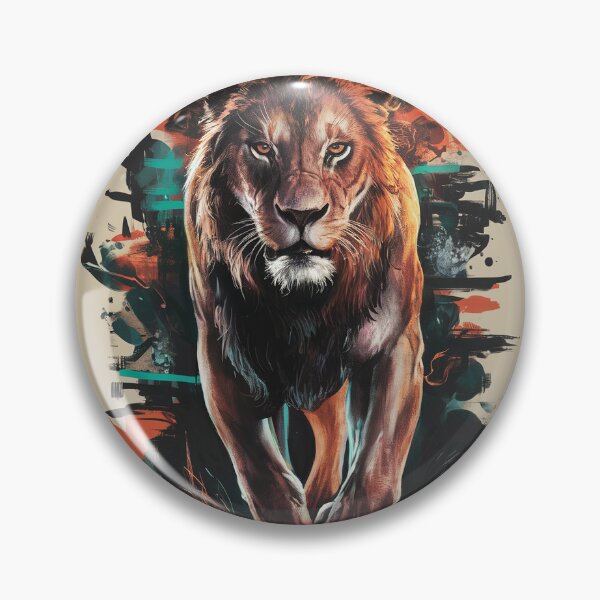 Item preview, lion painting designed and sold by Elemento8.
