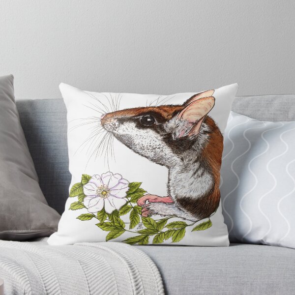 Item preview, Small garden dormouse with flowers designed and sold by camarocaro.