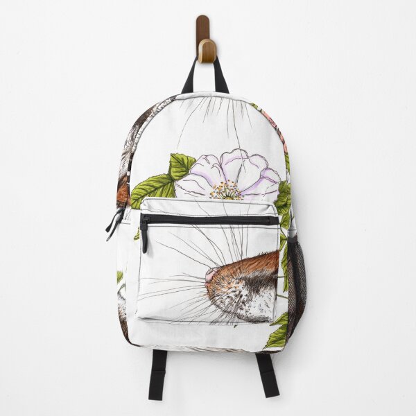 Item preview, Small garden dormouse with flowers designed and sold by camarocaro.