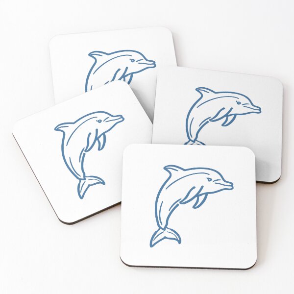 Item preview, Minimalist Cute Dolphin Stickers T-shirts Cases & Skins v1 designed and sold by BuzzworthyShop.
