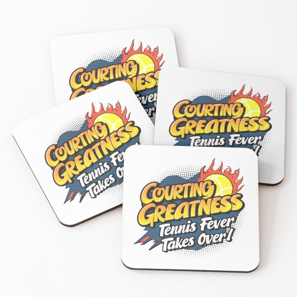 Item preview, COURTING GREATNESS: Tennis Fever Ignites with Passion and Excitement designed and sold by SplashTastic.