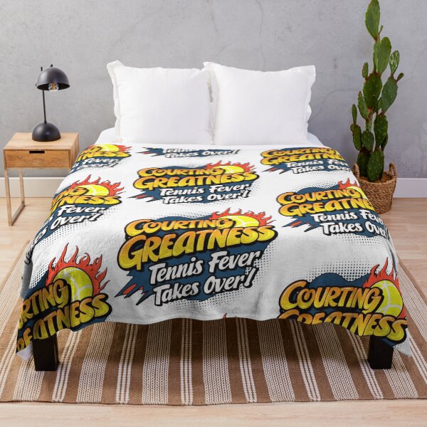 Item preview, COURTING GREATNESS: Tennis Fever Ignites with Passion and Excitement designed and sold by SplashTastic.