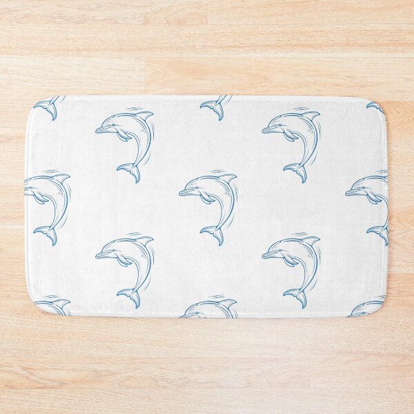 Item preview, Minimalist Cute Dolphin Stickers T-shirts Cases & Skins v2 designed and sold by BuzzworthyShop.