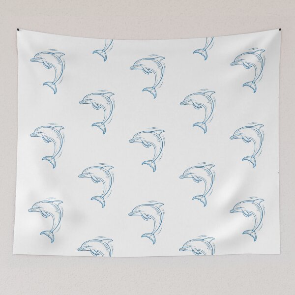 Item preview, Minimalist Cute Dolphin Stickers T-shirts Cases & Skins v2 designed and sold by BuzzworthyShop.