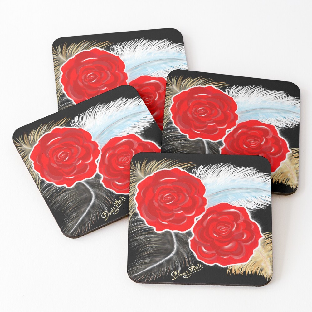 Aperçu de l'œuvre Dessous de verre (lot de 4) créée et vendue par Danisa84.