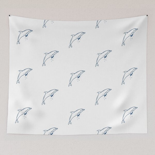 Item preview, Minimalist Cute Dolphin Stickers T-shirts Cases & Skins v3 designed and sold by BuzzworthyShop.