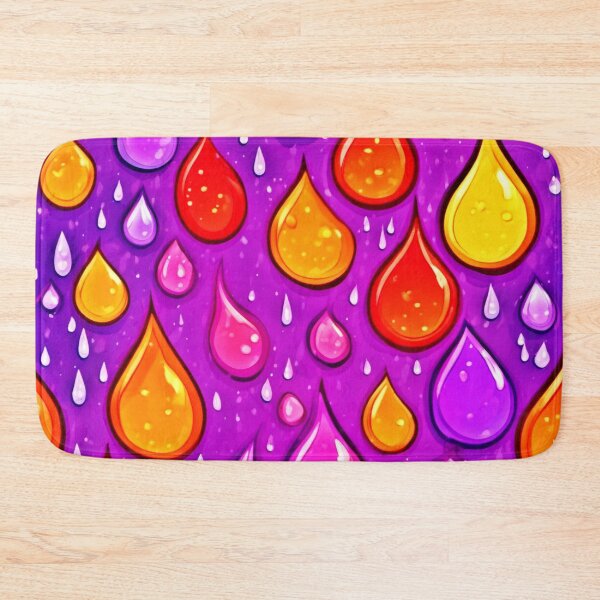 Item preview, Beautiful Cartoon Raindrops Pattern designed and sold by Health And Fitness Posts e-Store.