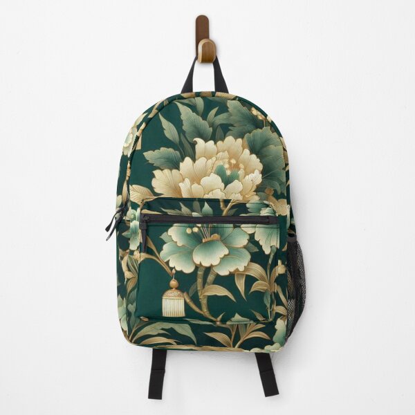 Item preview, Emerald Green & Gold Chinoiserie designed and sold by DesignsByPrnces.