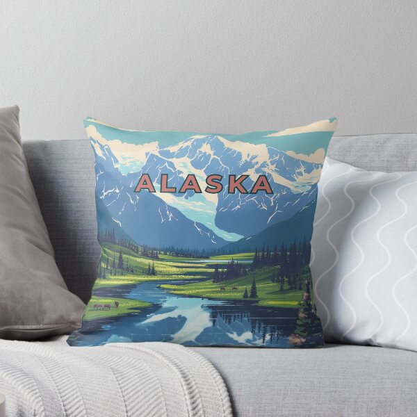 Artikelvorschau, Reiseposter „Alaska-Wildnis“ entworfen und verkauft von YegMark.