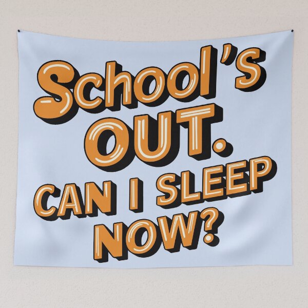 Item preview, Graduation Funny Design School's Out Can I Sleep Now designed and sold by ShahinurSobuj.