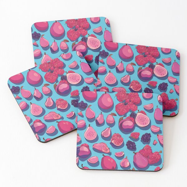 Item preview, Pink kiwi fruit : fruit pattern designed and sold by weissessika.