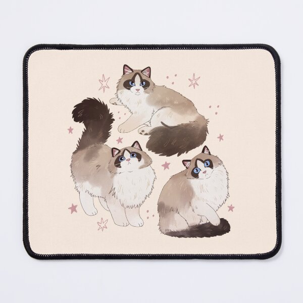 Item preview, Cute Ragdoll Cats Trio designed and sold by YaraCuteArt.