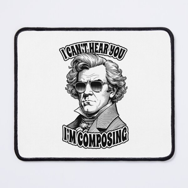 Item preview, Beethoven I Can't Hear You I'm Composing Funny Music Teacher designed and sold by GrandeDuc.