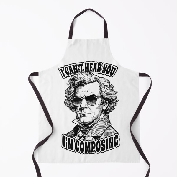 Item preview, Beethoven I Can't Hear You I'm Composing Funny Music Teacher designed and sold by GrandeDuc.