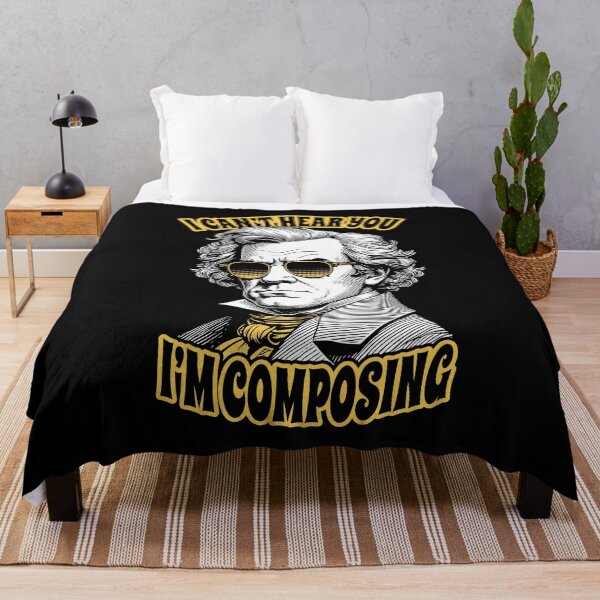 Item preview, Beethoven I Can't Hear You I'm Composing Funny Music Teacher designed and sold by GrandeDuc.
