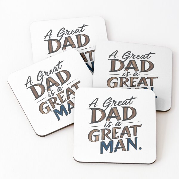 Item preview, A Great Dad is a Great Man: HAPPY FATHER'S DAY designed and sold by RvinJo8.
